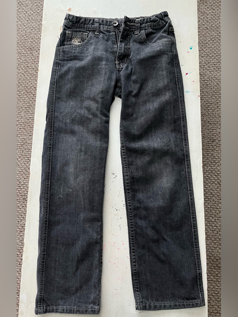Timberland Black Washed Kids Jeans